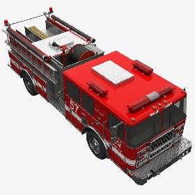 US Fire Truck